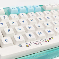 KBDiy 129 Key Cap PBT SYE-SUB XDA โปรไฟล์สุนัขน่ารัก Keycap สำหรับ MX Switches DIY Custom Gaming คีย์บอร์ด Bule Keycaps