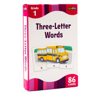 86 original three - letter words (flashkids flash cards) in English