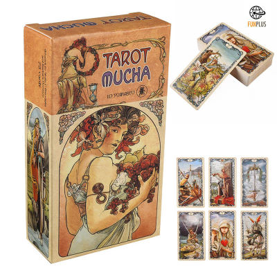 78 แผ่น TAROT Mucha cards Games