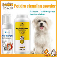 Lovinland dầu gội khô Cho Chó Và Mèo 200Ml 3 Phút Tắm Pet Khô Làm Sạch