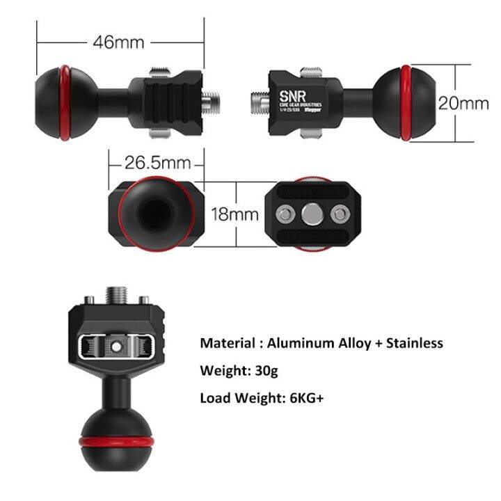 1-4-ball-head-camera-magic-arm-ballhead-with-arri-locating-pins-dslr-camera-articulating-arm-replace-rig-replacement-parts