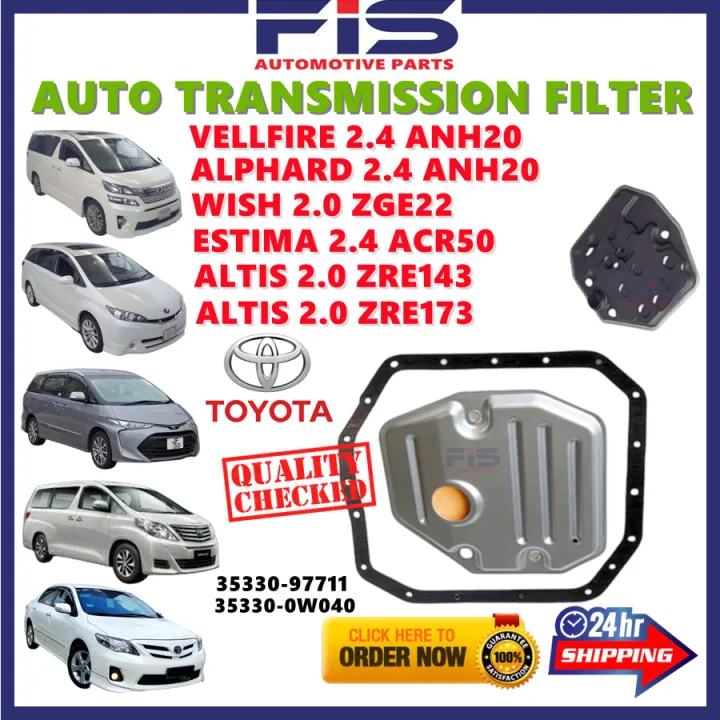 FIS Auto Gear Box Filter Toyota Vellfire Alphard 2.4 ANH20 Estima ACR50