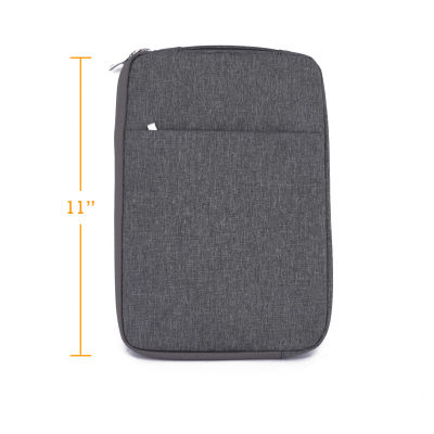 11.6" inch Premium Denim Series Vertical Shockproof Sleeve Case Bag with Pocket Bag Case For Macbook Retina,Pro,Air 11.6" inch - intl(เทา)