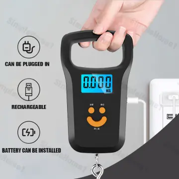 50kg Portable Scales Hand Scales Digital Luggage Scales Hanging Hook  Electronic Weighing Scale