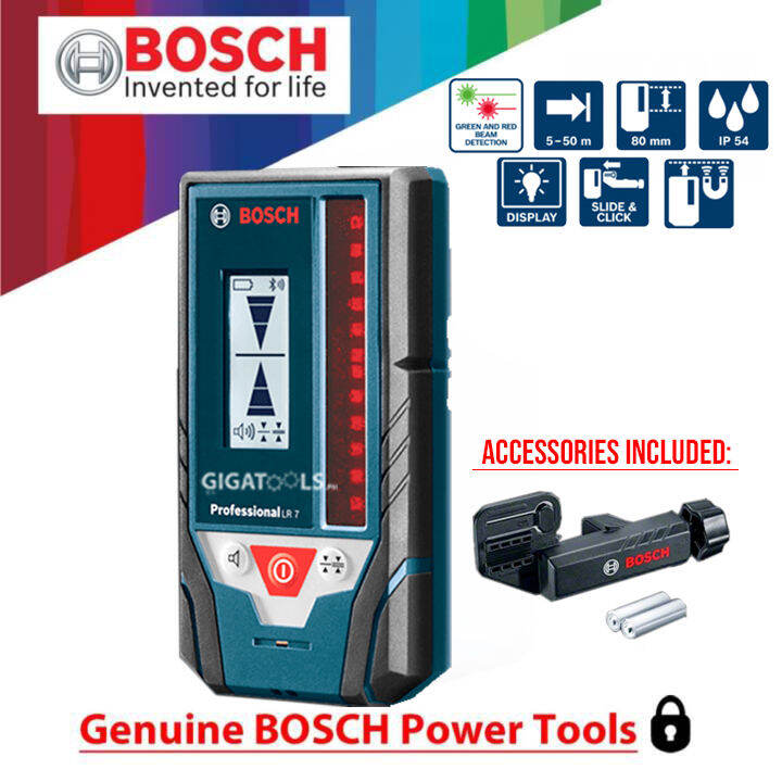 Bosch LR 7 Line Laser Receiver ( MSRGTL ) ( BSHMT ) [GIGATOOLS] Lazada PH