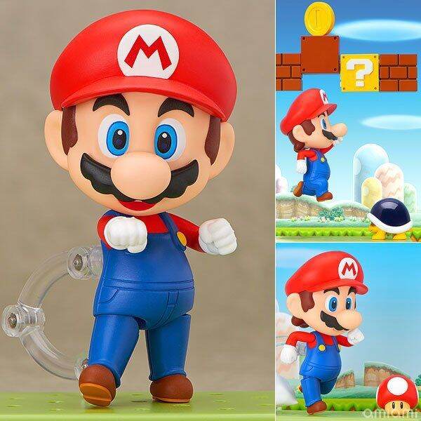 nendoroid-mario-ของเล่นในตลาด10cm-ของเล่นตุ๊กตาขยับแขนขาได้ตุ๊กตา-pvc-393-kwaii-สำหรับของขวัญวันเกิดเด็ก