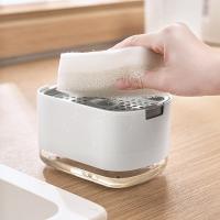 Portable Soap Dispenser Foam Pump Bottles Sponge Stand Hand Press Liquid Dispensing Tools for Kitchen Bathroom Gadgets