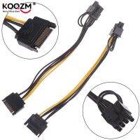 1pc 15pin SATA Male to 8pin(6 2) PCI-E Power Supply Cable 20cm SATA Cable 15-pin to 8 pin cable Wire for Graphic Card