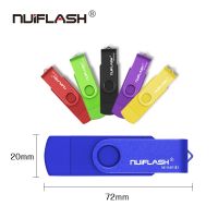 Colorful OTG Usb Flash Drive 8GB pendrive 16GB 32GB 64GB 128GB double useful Usb 2.0 micro usb Pen Drive for computer/Cell phone