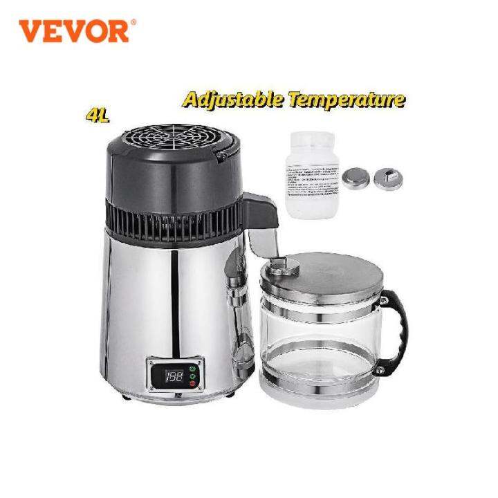 VEVOR 4L Water Distiller Filter Machine Distilled Distillation Purifier