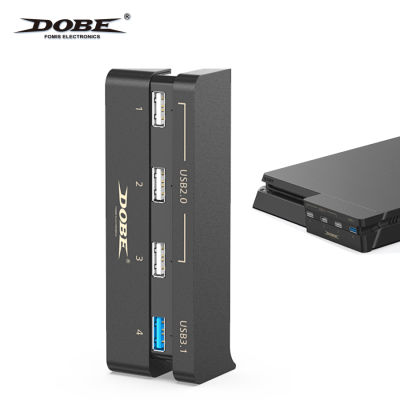 DOBE HUB For PS4 Slim Super Speed USB 3.0 4 In 1 USB 3.0 and 3 USB 2.0 Ports USB Splitter Hub Adapter For PlayStation 4 Slim