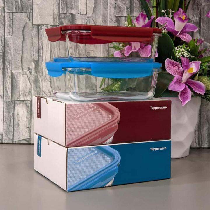 New Tupperware Premiaglass 1.5L Glass Container Freezer Oven