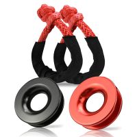 Rope Shackle Synthetic Car Flexible Shackles 55000Lbs Trailer Tow Strap Pull Car Broke Down Winch Accessories