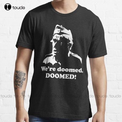 New WeRe Doomed Private James Frazer Dads Army T-Shirt Boys Tshirts S-5XL t&nbsp;shirt&nbsp;for men Unisex