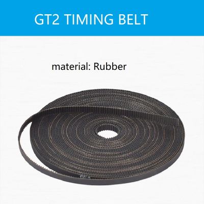 GT2 Open Synchronous Powergrip Timing Belt Width 6mm 10mm Rubber 2GT 3D Printer Belts
