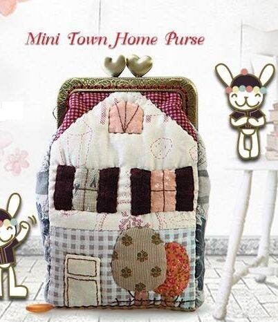 ชุดคิท-diy-กระเป๋าซิบ-งานเย็บมือ-ชุดคิทงานเย็บจักร-กระเป๋า-mini-town-home-aqx-bag-a94a-ลูกค้าต้องไปเย็บเองนะคะ