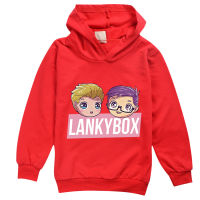 [ในสต็อก] Lankybox เด็กแขนยาว Hoodies เสื้อกันหนาวเด็กหนุ่มๆสาวๆฤดูใบไม้ผลิฤดูใบไม้ร่วงเด็กเสื้อผ้าเสื้อยืดใหม่ผ้าฝ้ายผสมการ์ตูนเกาหลี