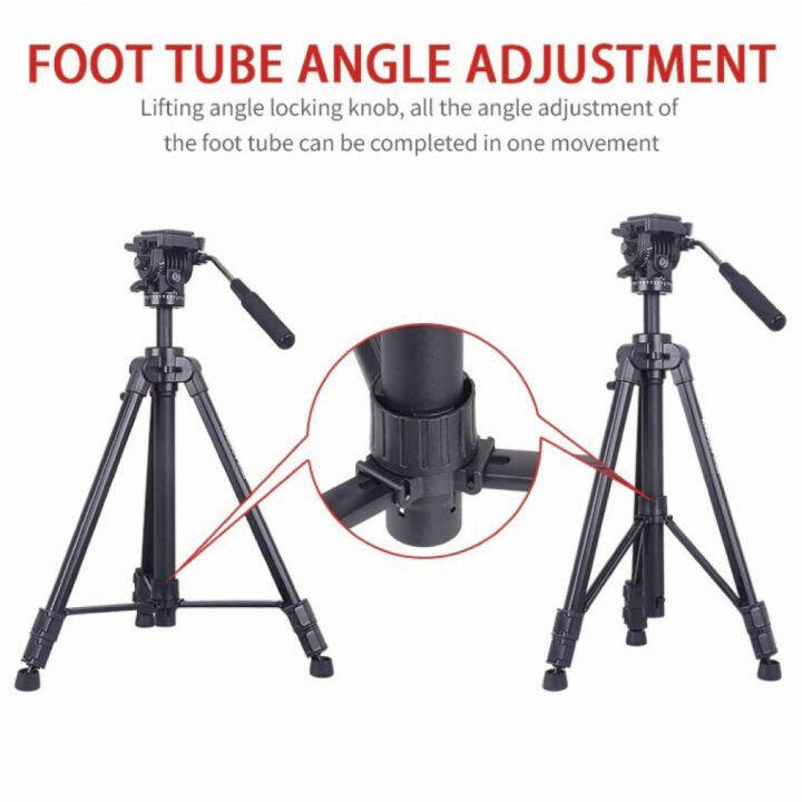 ขาตั้งกล้อง-kingjoy-vt-1500-adjustable-camera-video-tripod-legs-stand-วัสดุอลูมิเนียม-รองรับน้ำหนักสูงสุด-5-กิโลกรัม