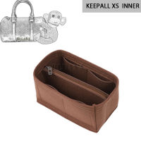 BLUANA Women KEEPALL XS กระเป๋าอุปกรณ์เสริมใส่ Felt Organizer Organizer Tote กระเป๋าด้านใน D016