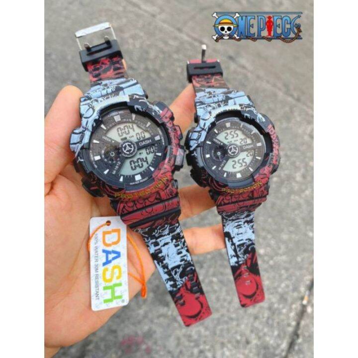 DASH สินค้าแท้💯% นาฬิกาลายวันพีช ลายดราก้อนบอล นาฬิกาดิจิตอล | Lazada.co.th