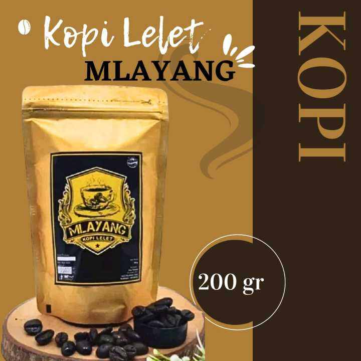 Kopi Lelet Mlayang Khas Lasem Rembang Jawa Tengah 200 Gr Lazada