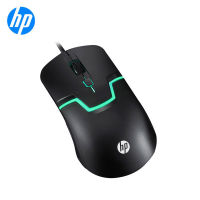 Original HP Gaming Mouse 1600 DPI USB Wired Mice Optical Laptop PC Gamer Back Light Black Color M100 Mouse for Computer Dropship