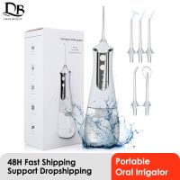 ZZOOI 3 Modes Oral Irrigator USB Rechargeable Water Flosser Portable Dental Water Flosser Jet 350ml Portable Dental Teeth Cleaner