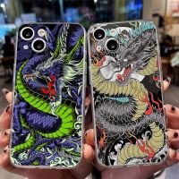 Chinese Dragon Tiger phone Case for iPhone 14 13 Pro Max 7 8 6S 11 SE 12 Mini Plus XR XS X 8plus XS Max cover