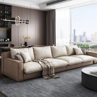 GAZZSI Nordic no-wash technology cloth complete size apartment modern simple fabric sofa combination living room sofa