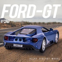 RMZ CITY 1:36 Ford GT Alloy Diecast Car Models Pull Back Doors Openable Scale Metal Mini Auto Die Cast Toy Bus Truck Simulation Die-Cast Vehicles Gift