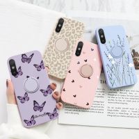 【Small M trend phone case】เคสโทรศัพท์ที่วางแหวนแม่เหล็ก Xiaomi Redmi 9A,Redmi9A ป้องกันซิลิโคนหลังภาพดอกไม้กันกระแทก