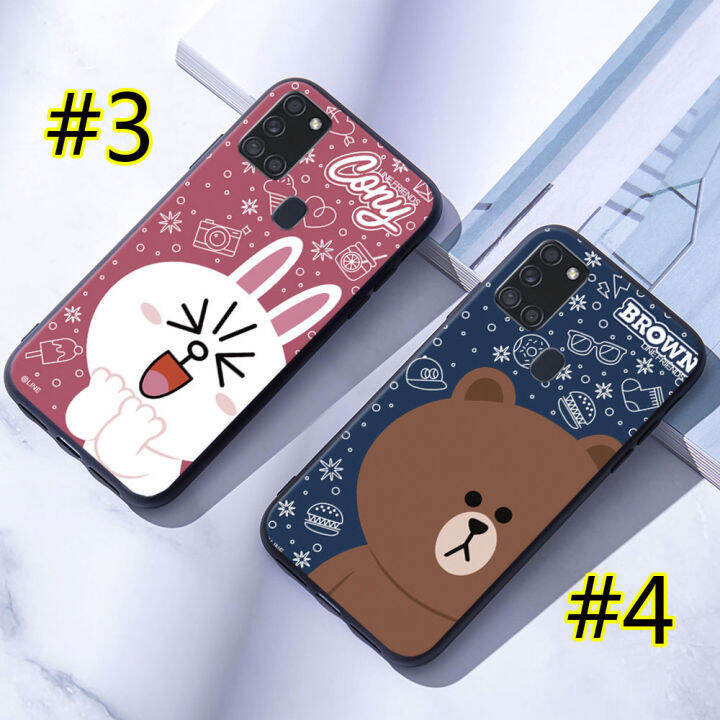 samsung-galaxy-a11-a21-a21s-a31-a51-a71-เคสมือถือแบบซิลิโคน-สำหรับ-หมีสีน้ำตาล