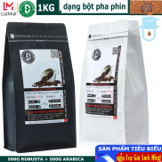 Combo gói Robusta + gói Arabica Rang Mộc Hoàn Toàn- Dạng Bột Pha Phin