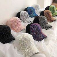 [Hat vendor]ผู้หญิง39; S แฟชั่นเพชรเทียมแบบมีสีหมวกแก๊ปเบสบอลฮิปฮอปเดินทางของเด็กผู้หญิงหมวกฤดูใบไม้ร่วงฤดูHat vendorแดดผ้าไหมสีพื้น