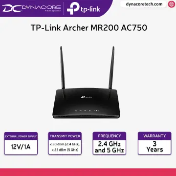 TP-Link Archer MR200, 3G/4G Wireless AC750 Router, 750Mbps