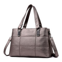 High Quality Leather Shoulder Bags for Women  New Womens Handbags Female Large Capacity Ladies Casual Messenger Bag