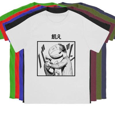 Eat T-Shirt Men Parasyte The Maxim Izumi Shinichi Anime Vintage Tees Summer Tops Men T Shirts T-shirts Unique Kawaii Clothes