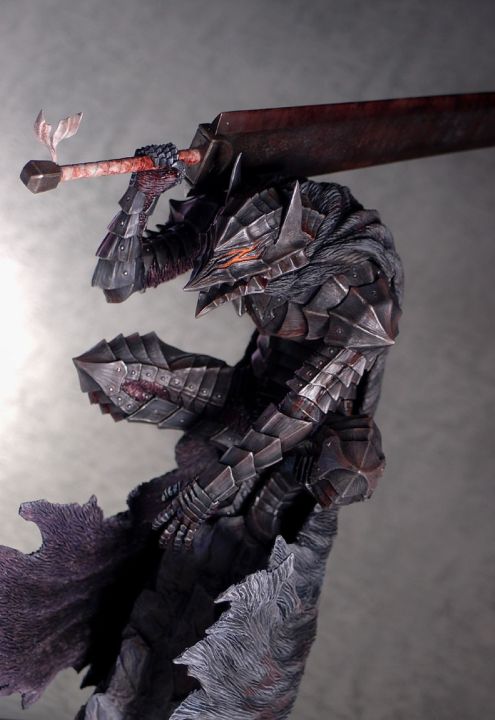 โมเดล-ฟิกเกอร์-gecco-studio-จากการ์ตูนเรื่อง-berserk-berserker-armor-เบอร์เซิร์ก-นักรบวิปลาส-guts-black-นักรบดํา-กัทส์-1-8-crazed-warriors-ชุดเกราะนักรบคลั่ง-soldier-swordsman-resin-statue-ver-complet