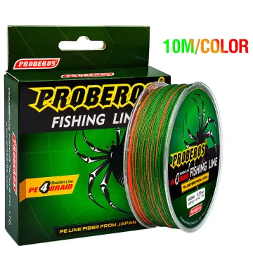 TAF 4 Braided Fishing Line 300m PE Braided Line Multifilament Super Power Spider  Wire White/Green