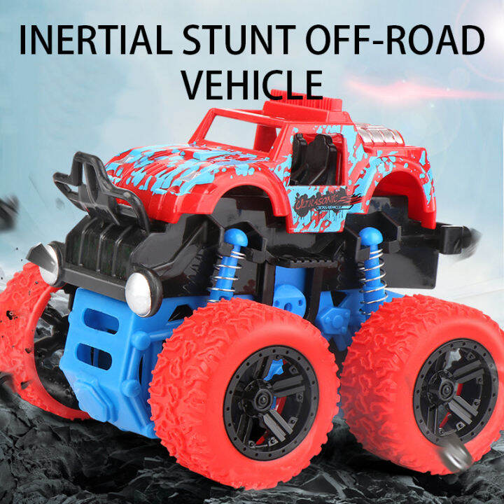 【cw】Children's Toy Stunt Off-road Vehicle Four-wheel Drive Inertial Off ...