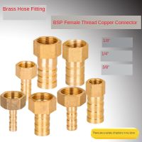 Brass Hose Fitting 4mm 6mm 8mm 10mm 19mm Barb Tail 1/8" 1/4" 1/2" 3/8" BSP Female Thread Copper Connector Joint Coupler Adapter Watering Systems Garde