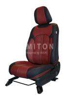 ชุดหุ้มเบาะหนังสังเคราะห์ล้วน AMITON 3D Premium Seat Covers ชุดคลุมเบาะรถยนต์ สวมทับเบาะเดิมไม่ต้องลอกผ้าหรือหนังเดิม งานเข้ารูปพอดี เข้ากับรถหลากรุ่น งานทั้งคันสำหรับรถ 5 ที่นั่ง