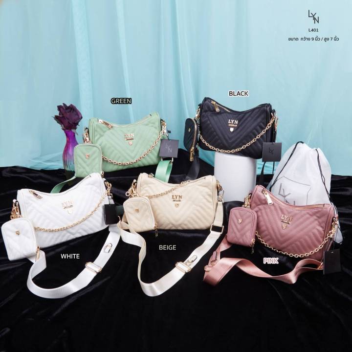 กระเป๋า-lyn-century-crossbody-m-แท้-outlet-เซต-2-ใบพร้อมใบลูก-มี-2-สาย