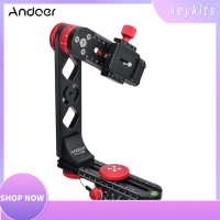 Andoer PH-720B 720° Panoramic Head Aluminium Alloy with Arca-Swiss Standard Ball Head Quick Release Plate Carry Bag Max. Load 10kg for Nikon Canon Sony DSLR Camera