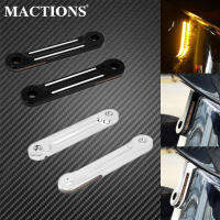 MACTIONS ด้านหน้า LED Flush Fork ไฟเลี้ยววงเล็บโคมไฟสำหรับ Harley Touring Electra Street Glide Road King 1998-2021