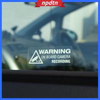 คำเตือนไวนิลรถบรรทุกหน้าต่าง NPDTN บนสติ๊กเกอร์ติดรถยนต์อัตโนมัติบันทึกฉากกั้นสำหรับถ่ายภาพ
