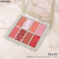 HF602 SIVANNA COLORS OBSESSIONS EYESHADOW PALETTEซีเวนน่า คัลเลอร์ส อับเซสชั่นส์ อายแชโดว์ พาเลทท์อายแชโดว์  เนื้อฝุ่น มีทั้งสีแมทท์และสีผสมชิมเมอร์  #01