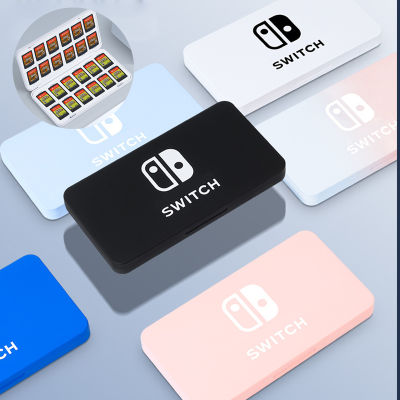 24 Game Card Case Storage Holder Cover for Nintendo Switch OLED lite Magnetic Soft Lining Portable Accessories