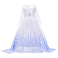 Ice and Snow Frozen 2 Aisha Princess Dress Girl Aishas Dress Summer Childrens Dress Anna Clothes Garment