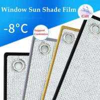 Window Sun Shade Film Home Sunshade Protector Pad Aluminum Foil Anti-UV Sunshine Room Balcony Insulation Film Shading Board Window Sticker and Films